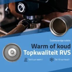 GOAT Outdoor RVS Koffiebeker To Go - Thermosbeker - Theebeker - Reisbeker - Lekvrij - 380ml - Zwart 14 GOAT Outdoor RVS Koffiebeker To Go - Thermosbeker - Theebeker - Reisbeker - Lekvrij - 380ml - Zwart -Bestek Verkoop 1200x1200 350