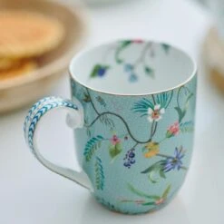 Pip Studio Jolie - Set 2 Tassen Flowers - Small 145ml - Mokken Klein - Bloemen - Groen -Bestek Verkoop 1200x1200 366