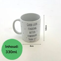 Merkloos Afscheidsmok | Afscheid Collega | Koffiemok | Mok 300 Ml | Mok | Keramische Mok -Bestek Verkoop 1200x1200 375