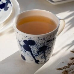 Royal Doulton Pacific - 6x Mok / Beker - Porselein - Wit / Blauw - 450 Ml - Set Van 6 Mokken -Bestek Verkoop 1200x1200 406