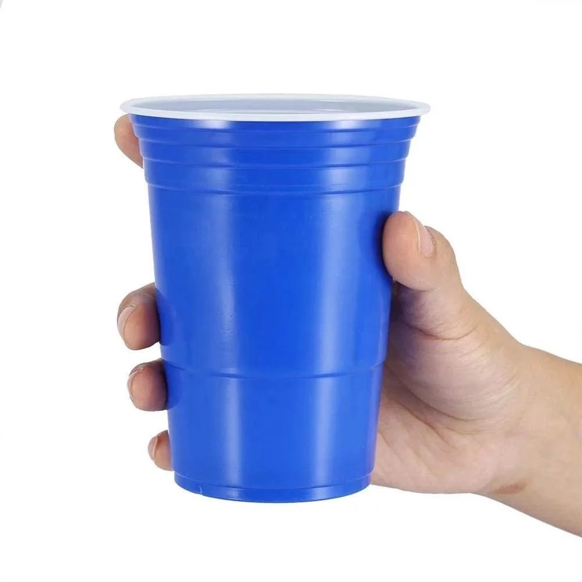 Merkloos Blue Cups - 50stuk(s) - 475ml - Party Cups - Beerpong - Drankspel - Beerpong Bekers - Plastic Bekers 4 Merkloos Blue Cups - 50stuk(s) - 475ml - Party Cups - Beerpong - Drankspel - Beerpong Bekers - Plastic Bekers - Afbeelding 2