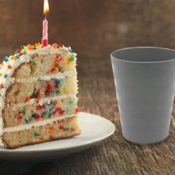 In Round Herbruikbare Plastic Drink Bekers – 10 Stuks – Grijs -Bestek Verkoop 1200x1200 490