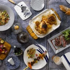 Royal Doulton Pacific - Pastaborden / Bordenset - Porselein - Wit / Blauw - ⌀ 22 Cm - 6 Stuks -Bestek Verkoop 1200x1200 587