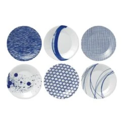 Royal Doulton Pacific - Gebaksbordjes Set - Porselein - Wit / Blauw - ⌀ 16 Cm - 6 Stuks 15 Royal Doulton Pacific - Gebaksbordjes Set - Porselein - Wit / Blauw - ⌀ 16 Cm - 6 Stuks -Bestek Verkoop 1200x1200 593