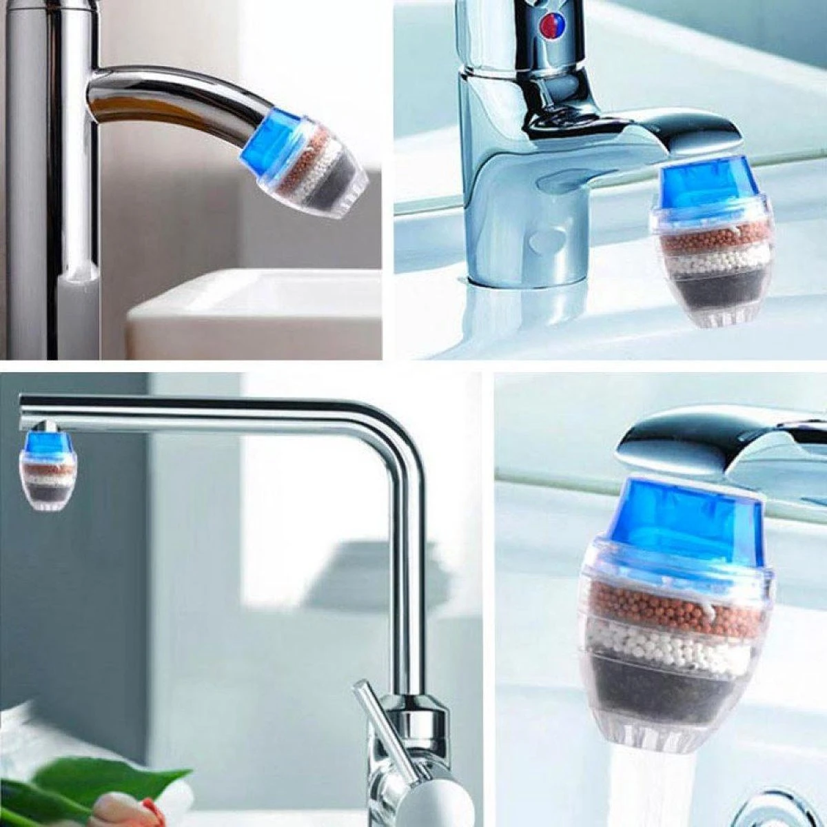 3 X Waterfilter Voor Op De Kraan - Kraanfilter - 3 Pack Voor 6 Maanden Zuiver Water 5 3 X Waterfilter Voor Op De Kraan - Kraanfilter - 3 Pack Voor 6 Maanden Zuiver Water - Afbeelding 3