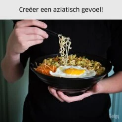 Gadgy Noodle Kom Set - 2 Kommen, 2 Paar Eetstokjes En 2 Lepels - Noodle Bowl - Japans Servies -Bestek Verkoop 1200x1200 697