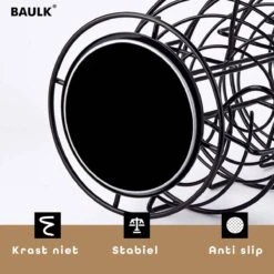 Eiermand – Eierrek – Eierhouder – Eieren – 360° - Zwart - Pasen - 39 Eieren - BAULK® -Bestek Verkoop 1200x1200 778