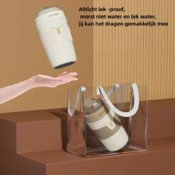 Floraweg Cup - Drinkbeker To GO- Lekvrij Dubbelwandig ,RVS 316, Thermosbeker Koffiebeker- Koffie En Thee - 400ml Zwart -Bestek Verkoop 1200x1200 8