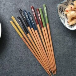 Chopsticks - Hout - 5 Paar - 22,5 Cm - Japanse Stijl - Sushi Giftset -Bestek Verkoop 1200x1200 816