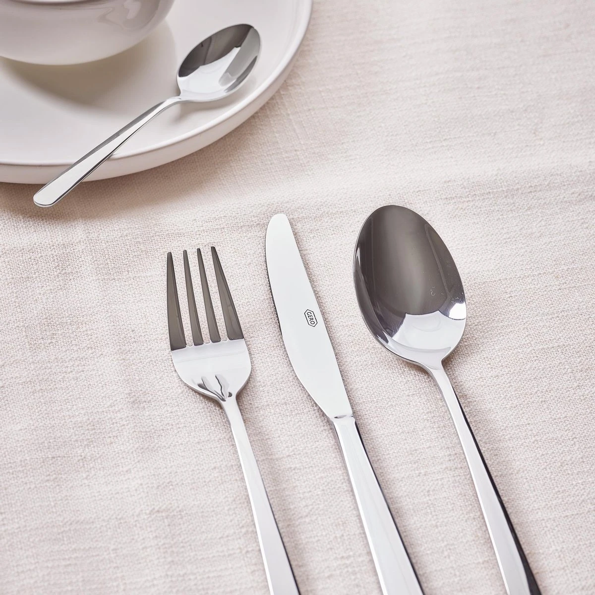 Gero Ellen Bestekset - 24 Stuks - 6 Persoons - Glanzend Staal 5 Gero Ellen Bestekset - 24 Stuks - 6 Persoons - Glanzend Staal - Afbeelding 3