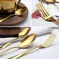 Bestekset 24-delig Goudkleurig - Bestek Voor 6 Personen - Tafelbestek Inclusief Bestekcassette -Bestek Verkoop 1200x1200 874