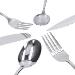 Deleca 6 Persoons Bestekset (36-delig) - Lepels, Messen, Vorken & Steakmessen - Vaatwasserbestendig - Zilver / RVS 19 Deleca 6 Persoons Bestekset (36-delig) - Lepels, Messen, Vorken & Steakmessen - Vaatwasserbestendig - Zilver / RVS -Bestek Verkoop 1200x1200 906