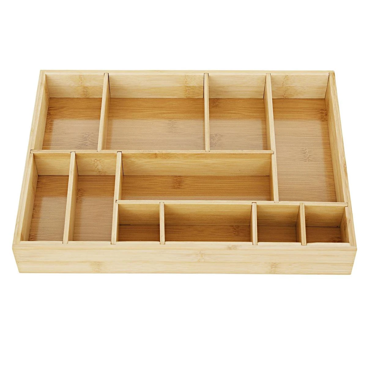 Merkloos Decopatent® Bestekbak - Lade Organizer - Besteklade - Bamboe - Hout - Bestek Bak Organizer Houder Voor Keukenla - Bestekcassette 11 Merkloos Decopatent® Bestekbak - Lade Organizer - Besteklade - Bamboe - Hout - Bestek Bak Organizer Houder Voor Keukenla - Bestekcassette - Afbeelding 9