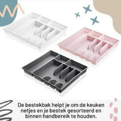 Emhouse XL Bestekcassette Bestekbak Kunststof Besteklade Bestekbak 43,5x42,5x4 Cm Wit 9 Emhouse XL Bestekcassette Bestekbak Kunststof Besteklade Bestekbak 43,5x42,5x4 Cm Wit -Bestek Verkoop 1200x1200 974