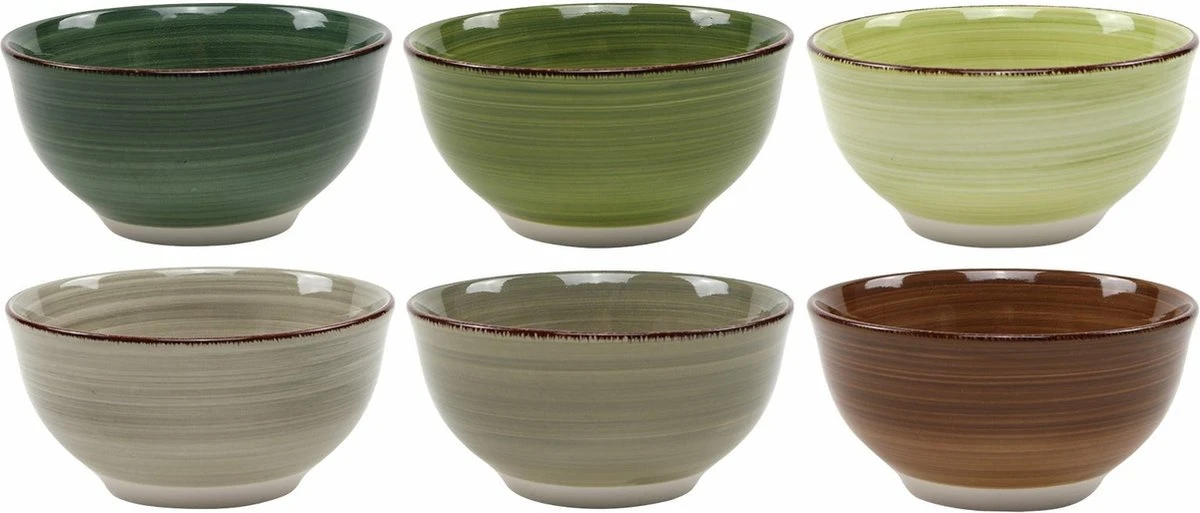 Studio Tavola Kleine Kommen Sunny Summer ø 12 Cm - 6 Stuks 4 Studio Tavola Kleine Kommen Sunny Summer ø 12 Cm - 6 Stuks - Afbeelding 2