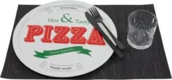 Merkloos Pizzabord - 30Cm - Decor -Bestek Verkoop 1200x557 2