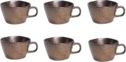 Cosy & Trendy Copernico Koffiekopjes - 19 Cl - 6 Stuks - Vaatwasserbestendig