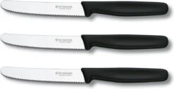 Victorinox Swiss Classic Tafelmessenset - 11cm - 3-delig - Zwart - Gekarteld - RVS En Kunststof 12 Victorinox Swiss Classic Tafelmessenset - 11cm - 3-delig - Zwart - Gekarteld - RVS En Kunststof -Bestek Verkoop 1200x615