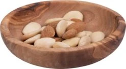 Bowls And Dishes Pure Olive Wood Olijfhouten Schaal Ø 12 Cm - Cadeau Tip!
