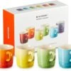 Le Creuset Set Van 6 Koffiebekers 200 Ml Regenboog Kleuren -Bestek Verkoop 1200x677