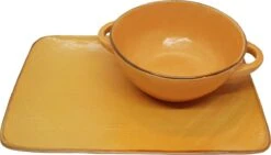 Vivi Oggi - Soepkommen Met Oor - Ø 15cm - Geel - Italië -Bestek Verkoop 1200x683