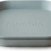 Mushie - Kinderservies Borden Vierkant (Set Van 2) - Borden - Sage -Bestek Verkoop 1200x698 1