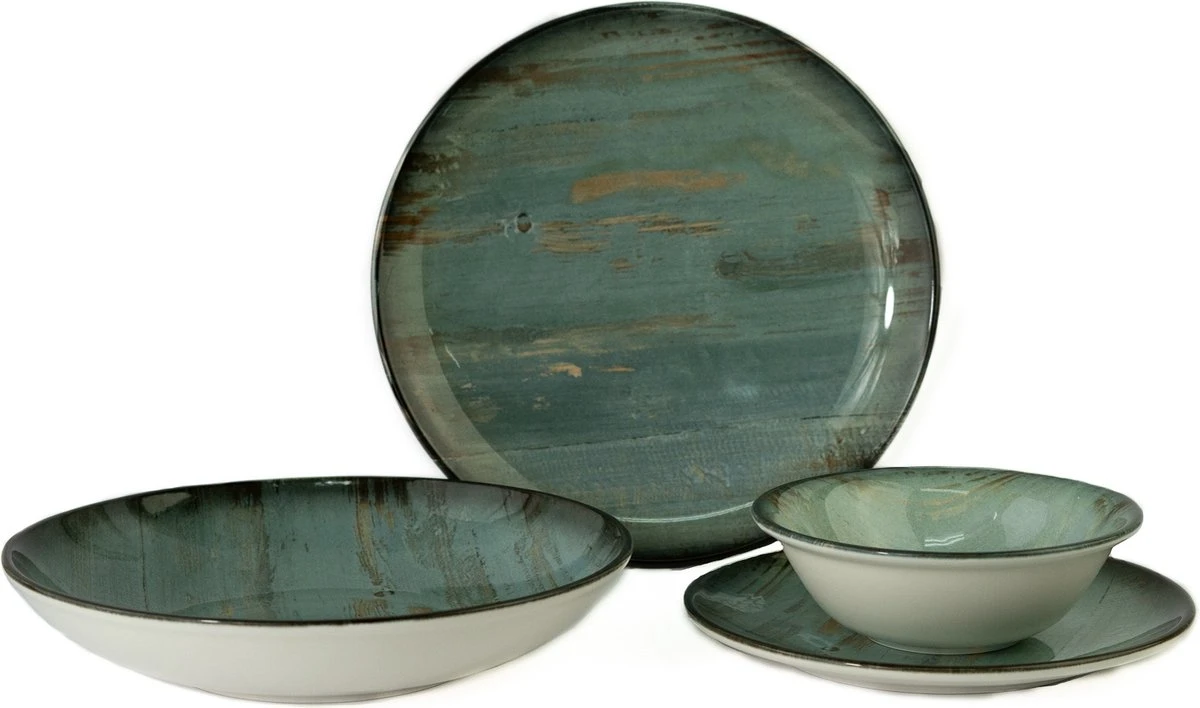 Bonna Serviesset - Madera - 24 Delig - 6 Persoons - Porselein 3 Bonna Serviesset - Madera - 24 Delig - 6 Persoons - Porselein