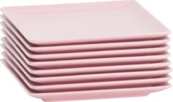 Lite-Body Hermes Gebaksbordjes - Set Van 8 Stuks - Ø16 Cm - Roze Mat -Bestek Verkoop 1200x709 1