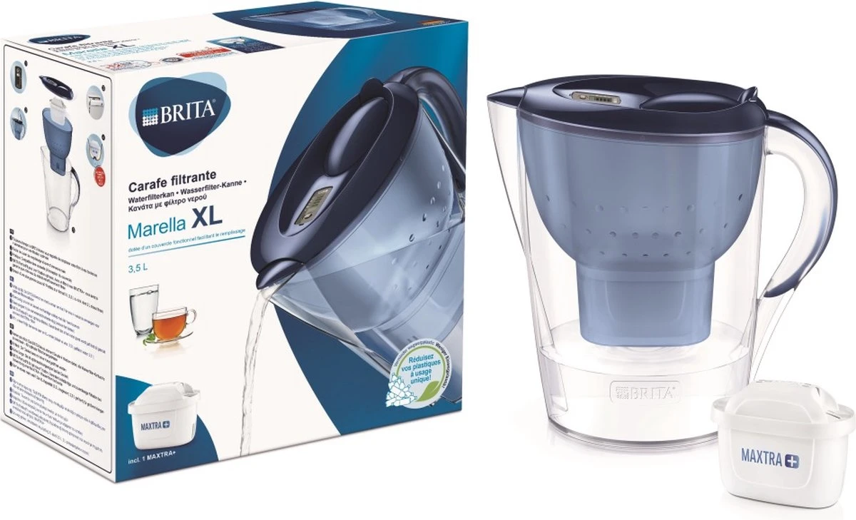 BRITA - Waterfilterkan Marella XL - Blauw - 3,5L 18 BRITA - Waterfilterkan Marella XL - Blauw - 3,5L - Afbeelding 16