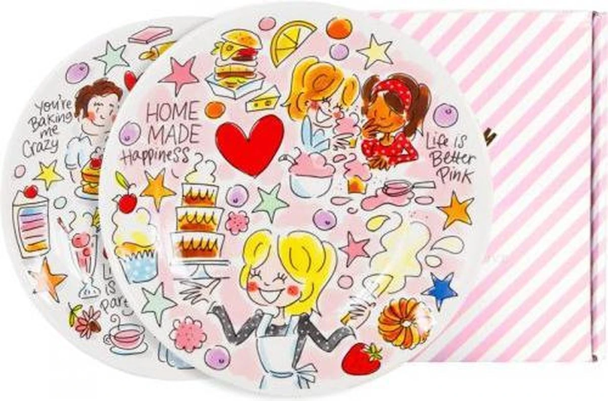 Blond Amsterdam Cake Bord - Set Van 2 3 Blond Amsterdam Cake Bord - Set Van 2
