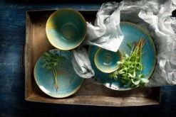 Palmer Bord Lotus 20.5 Cm Zwart Turquoise Stoneware 6 Stuk(s) -Bestek Verkoop 1200x800 113