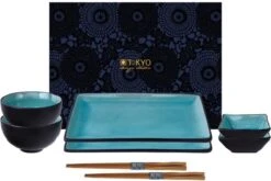 Tokyo Design Studio Glassy Turquoise Sushi Servies - 8 Delig - 2 Persoons -Bestek Verkoop 1200x801 5