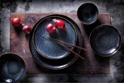 Palmer Serviesset Eccentric Stoneware 6-persoons 24-delig Blauw -Bestek Verkoop 1200x802 4