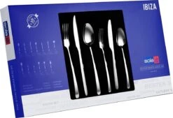 Sola Bestekset Ibiza - Economy - 8 Persoons - 70 Delig - Zilver Chroomstaal 18/0 - RVS 5 Sola Bestekset Ibiza - Economy - 8 Persoons - 70 Delig - Zilver Chroomstaal 18/0 - RVS -Bestek Verkoop 1200x819 3