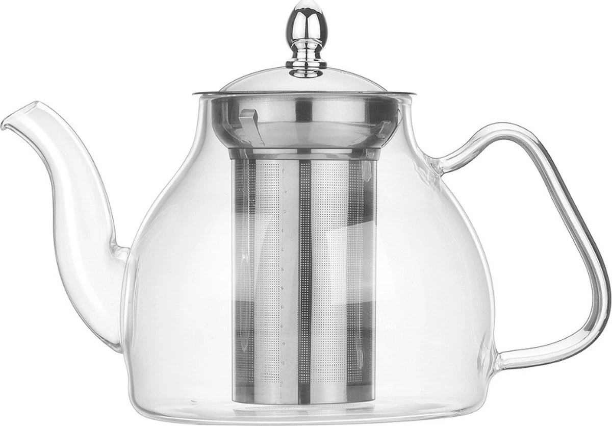 SensaHome - Infuser Theekan/Theepot - Transparant - Glas 8 SensaHome - Infuser Theekan/Theepot - Transparant - Glas - Afbeelding 6
