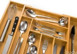 Budu Uitschuifbare Bamboe Bestekbak #47 (47 Cm Diep) - Bestekcassette Hout - Besteklade - 47 X 30,6 - 50 Cm - 6/8 Vakken -Bestek Verkoop 1200x839 2