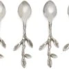 Riviera Maison Thee Lepels - Lovely Leaf Spoon - Zilver - Set 4 Stuks -Bestek Verkoop 1200x853 1