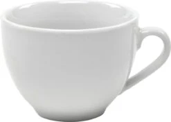 Merkloos Koffie Kopjes – Koffiekopjes – Koffiemokken – Cappuccino – Set Van 6 – Porselein – 250 Ml – Wit -Bestek Verkoop 1200x857 1