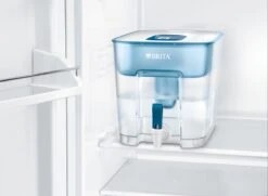 BRITA - Waterfilterkan - Flow Cool - Blauw - 8,2L + 12 Pack MAXTRA+ Waterfilterpatronen - Voordeelverpakking -Bestek Verkoop 1200x877