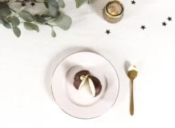 LeRijn® Serviesset Deventer 6 Persoons - 18 Delig - Licht Crème Wit Met Gouden Rand En Motief - Dinerborden - Soepborden - Dessertborden - Borden Servies - Bordenset -Bestek Verkoop 1200x880