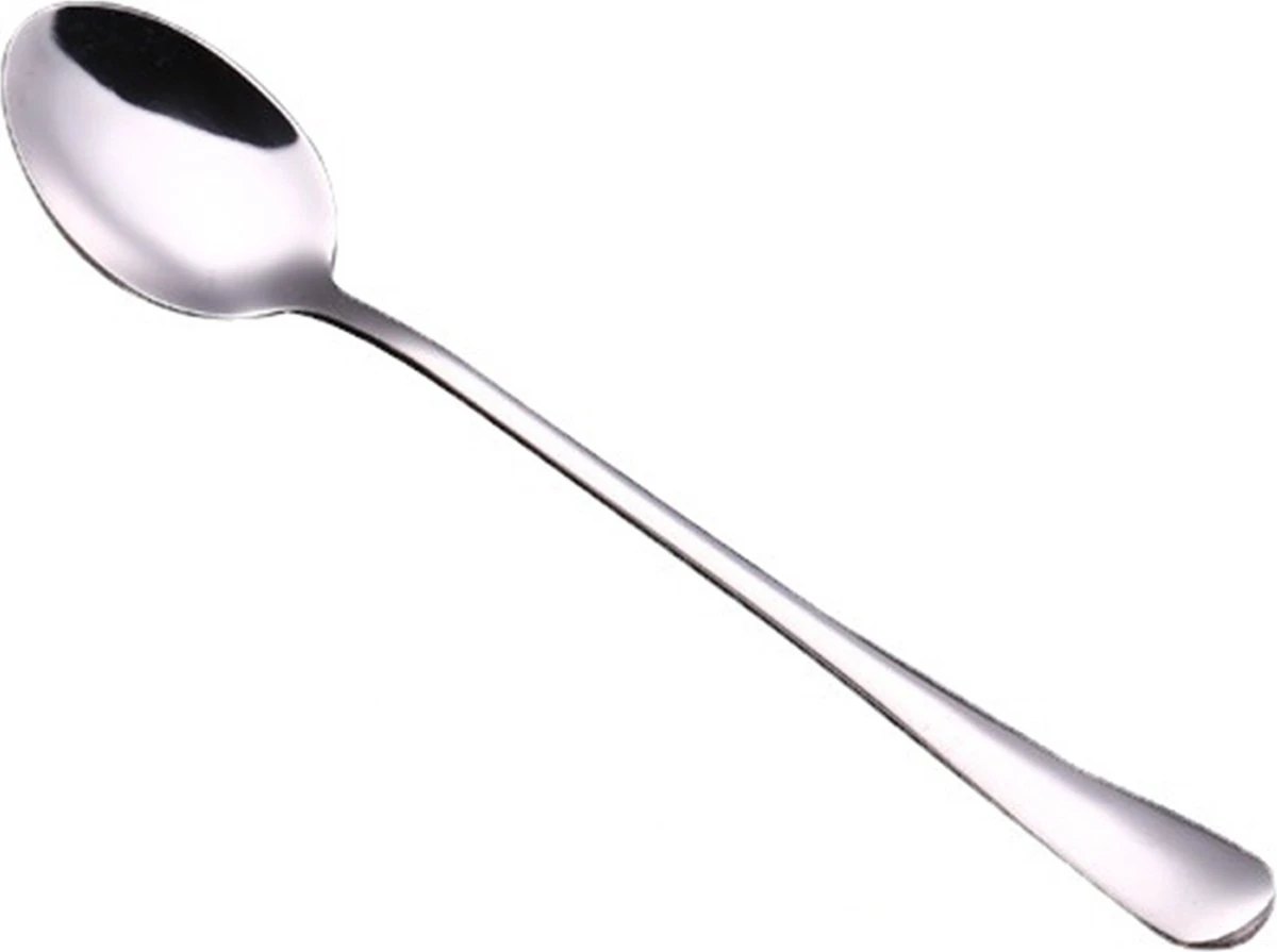 Somstyle Lange Lepels Set 19.5 CM Geschikt Voor Dessert, Latte Macchiato, Yoghurt, Cocktail Of Koffie - 6 Stuks - RVS - Zilver 4 Somstyle Lange Lepels Set 19.5 CM Geschikt Voor Dessert, Latte Macchiato, Yoghurt, Cocktail Of Koffie - 6 Stuks - RVS - Zilver - Afbeelding 2