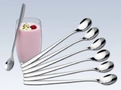 Dessertlepels - Cocktaillepels - IJslepels - Latte Macchiato Lepels - Yoghurtlepels - Set Van 6 Stuks -RVS (18/0) -19 Cm -Bestek Verkoop 1200x900 109