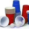 Merkloos Beerpong - 50 Stuk(s) Blue Cups & Red Cups Inc. 3 Ballen - Beerpong Drankspel - Plastic Bekers 1 Merkloos Beerpong - 50 Stuk(s) Blue Cups & Red Cups Inc. 3 Ballen - Beerpong Drankspel - Plastic Bekers -Bestek Verkoop 1200x907