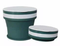 HK-Goodies - Opvouwbare Beker - Koffiebeker To Go- Herbruikbaar - Wasbaar - 170 ML - Beker To Go - Groen
