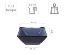 Tokyo Design Studio Glassy Blue Sushi Servies - 8 Delig - 2 Persoons -Bestek Verkoop 1200x918