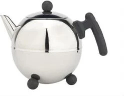 Bredemeijer - Theepot Bella Ronde 1,2L Zwart Beslag - Dubbelwandig -Bestek Verkoop 1200x932