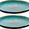 Palmer Bord Lotus 27.5 Cm Zwart Turquoise Stoneware 2 Stuk(s) -Bestek Verkoop 1200x945 1
