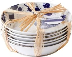 Royal Doulton Pacific - Pastaborden / Bordenset - Porselein - Wit / Blauw - ⌀ 22 Cm - 6 Stuks -Bestek Verkoop 1200x948 1