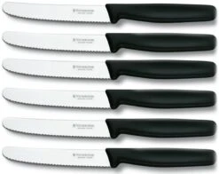 Victorinox Tafelmessen - 6-Delig - Zwart - Recht Heft -Bestek Verkoop 1200x953 3