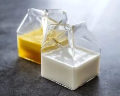 Glazen Melkkan In De Vorm Van Een Melkpak - 0,35l -Bestek Verkoop 1200x956